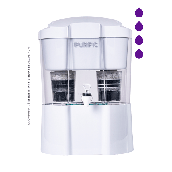 Purific Alcalinum 10 Litros | Água Alcalina